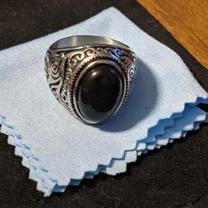Black Navajo Stone Ring (10)
